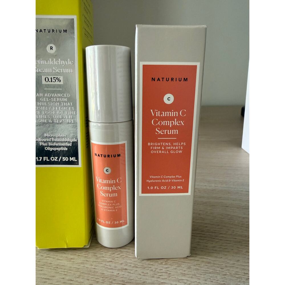 $54 New Naturium Skincare Bundle Retinaldehyde, 10% Vitamin C - Picture 3 of 9